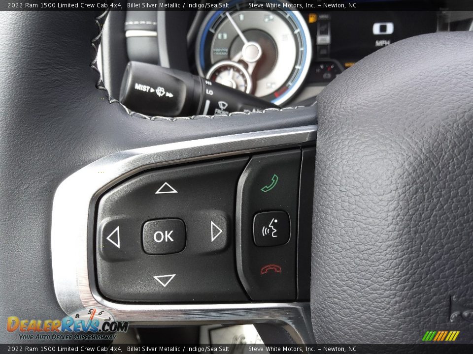 2022 Ram 1500 Limited Crew Cab 4x4 Steering Wheel Photo #24