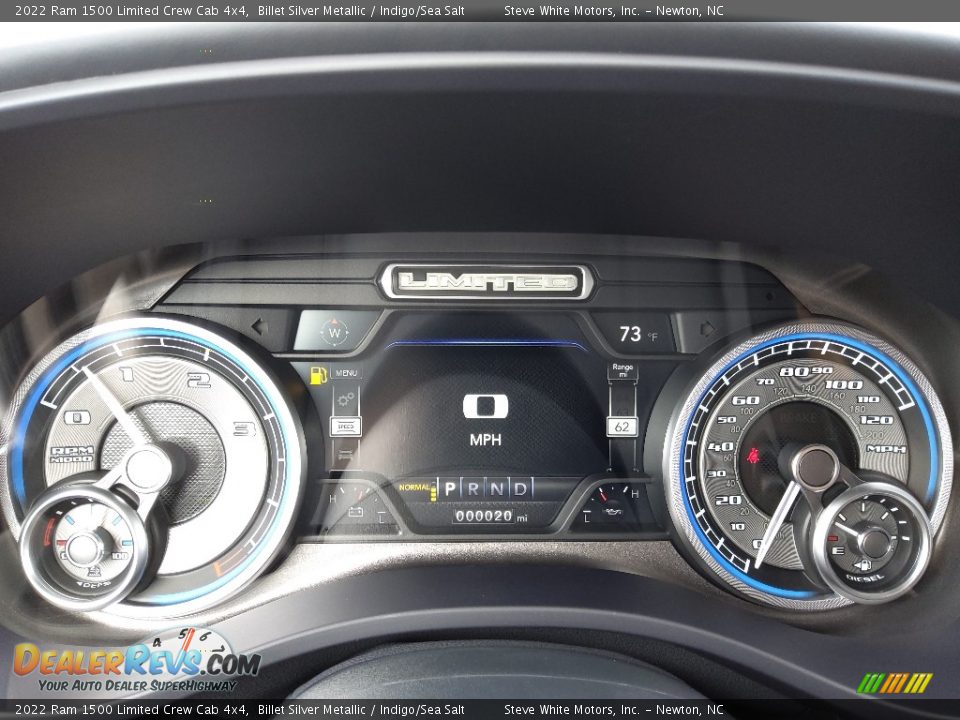 2022 Ram 1500 Limited Crew Cab 4x4 Gauges Photo #26