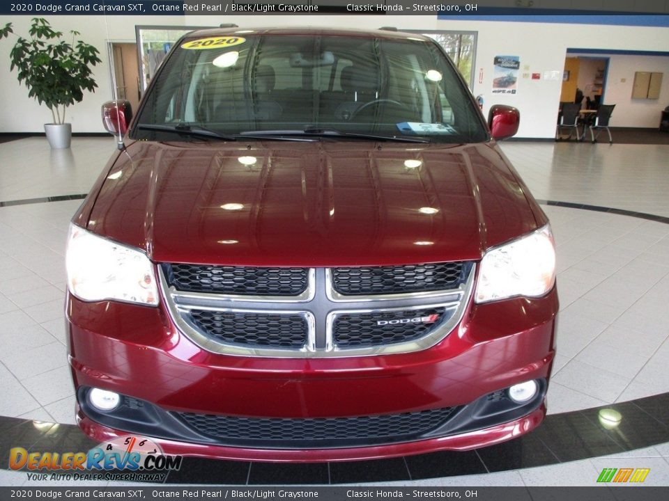2020 Dodge Grand Caravan SXT Octane Red Pearl / Black/Light Graystone Photo #2