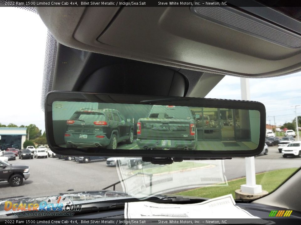 2022 Ram 1500 Limited Crew Cab 4x4 Billet Silver Metallic / Indigo/Sea Salt Photo #33