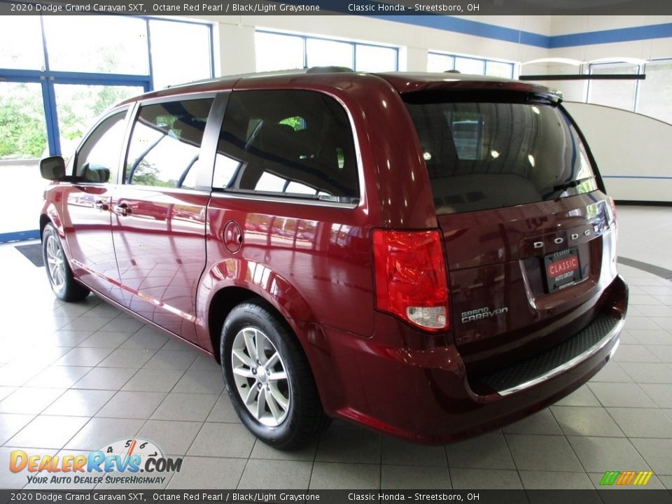 2020 Dodge Grand Caravan SXT Octane Red Pearl / Black/Light Graystone Photo #9