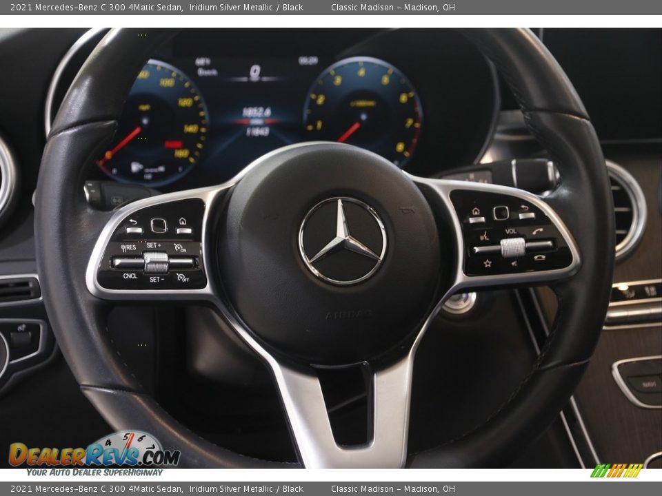 2021 Mercedes-Benz C 300 4Matic Sedan Steering Wheel Photo #7