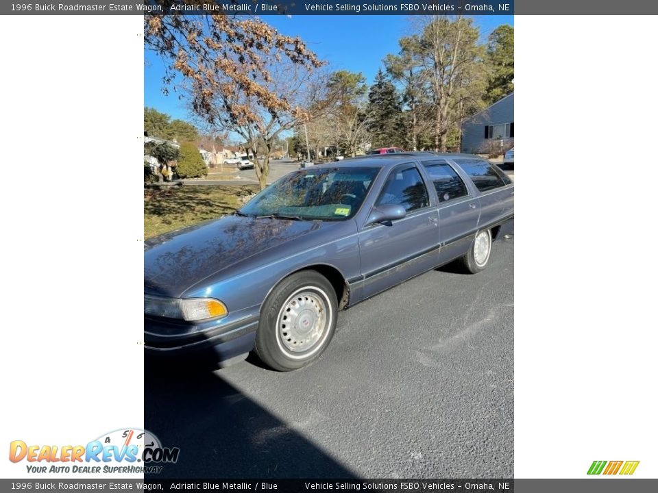 1996 Buick Roadmaster Estate Wagon Adriatic Blue Metallic / Blue Photo #1