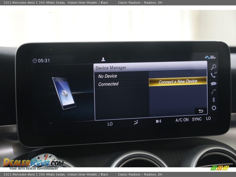 2021 Mercedes-Benz C 300 4Matic Sedan Iridium Silver Metallic / Black Photo #12