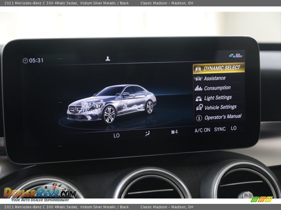 2021 Mercedes-Benz C 300 4Matic Sedan Iridium Silver Metallic / Black Photo #13