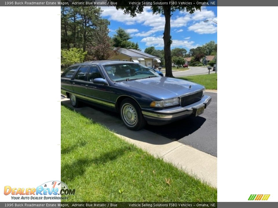 1996 Buick Roadmaster Estate Wagon Adriatic Blue Metallic / Blue Photo #11