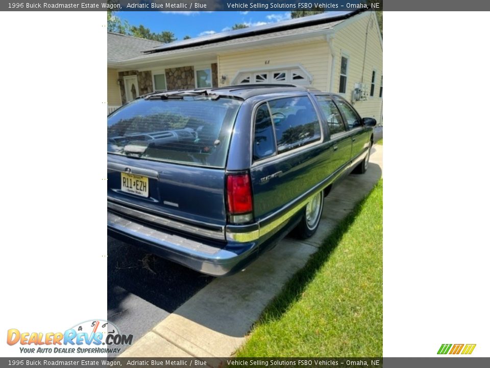 1996 Buick Roadmaster Estate Wagon Adriatic Blue Metallic / Blue Photo #12