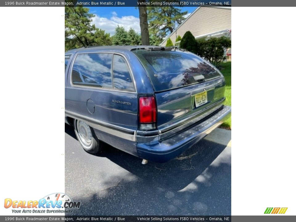 1996 Buick Roadmaster Estate Wagon Adriatic Blue Metallic / Blue Photo #13