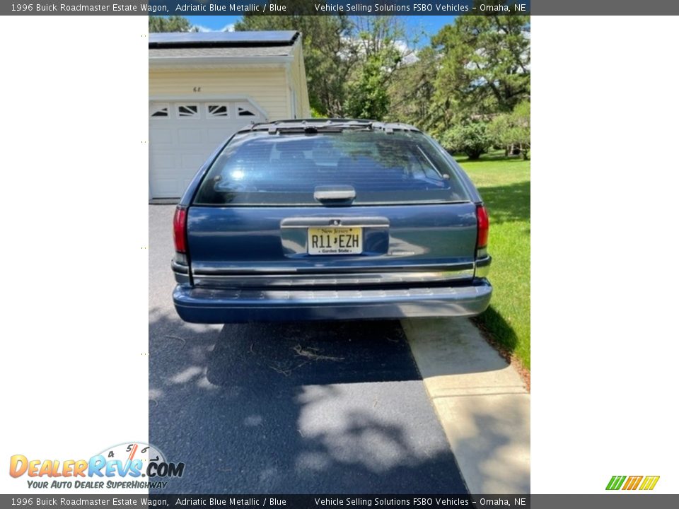 1996 Buick Roadmaster Estate Wagon Adriatic Blue Metallic / Blue Photo #14