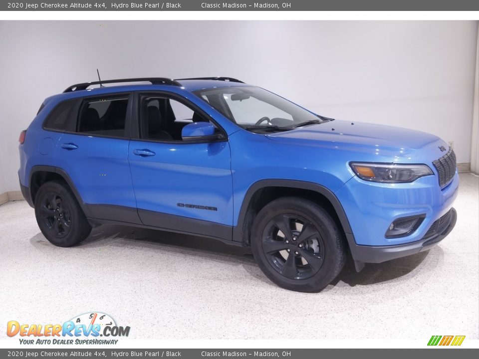 2020 Jeep Cherokee Altitude 4x4 Hydro Blue Pearl / Black Photo #1