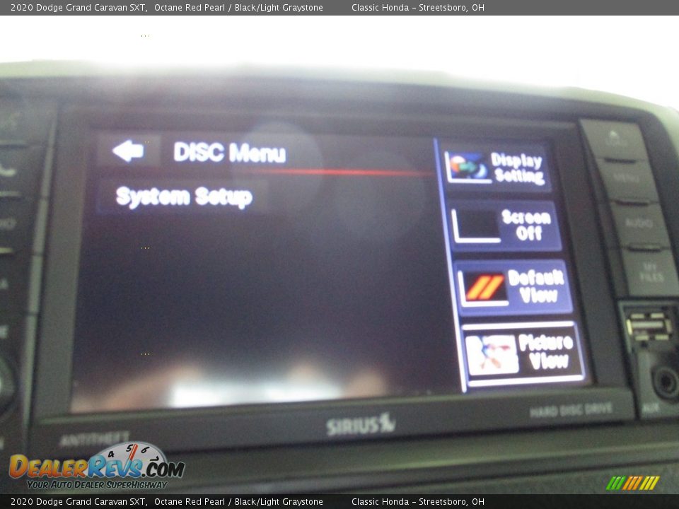 2020 Dodge Grand Caravan SXT Octane Red Pearl / Black/Light Graystone Photo #36