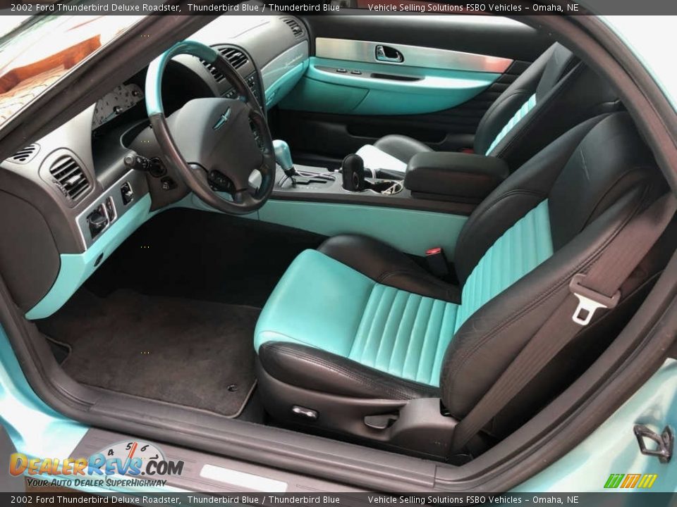 Thunderbird Blue Interior - 2002 Ford Thunderbird Deluxe Roadster Photo #3