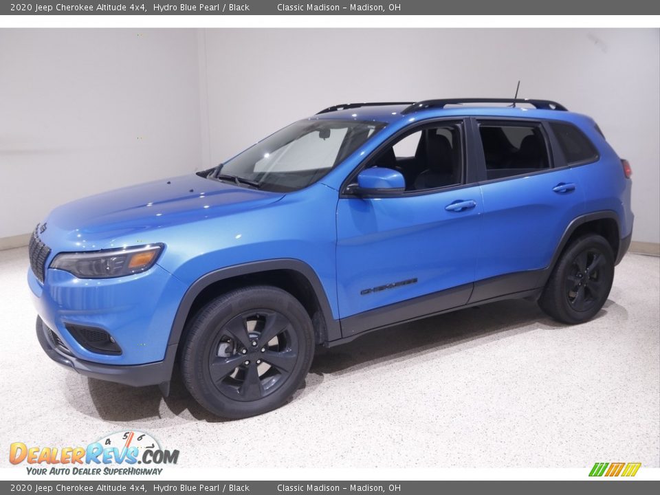 2020 Jeep Cherokee Altitude 4x4 Hydro Blue Pearl / Black Photo #3