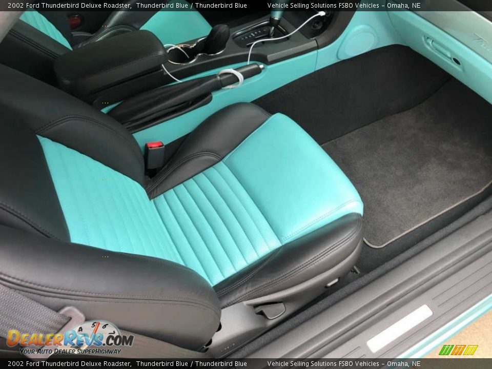 Front Seat of 2002 Ford Thunderbird Deluxe Roadster Photo #4