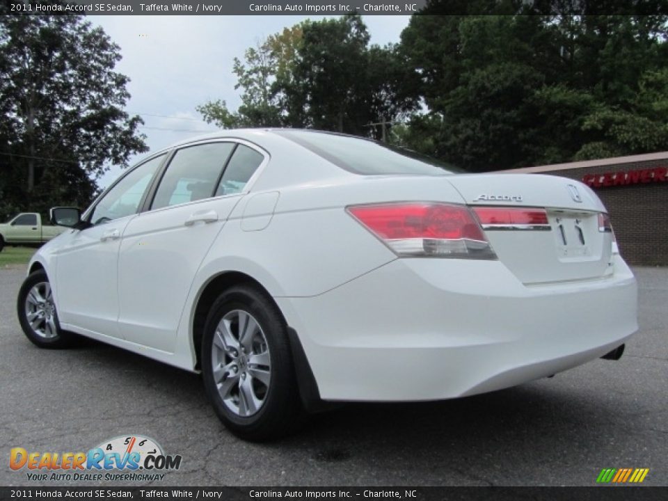 2011 Honda Accord SE Sedan Taffeta White / Ivory Photo #7