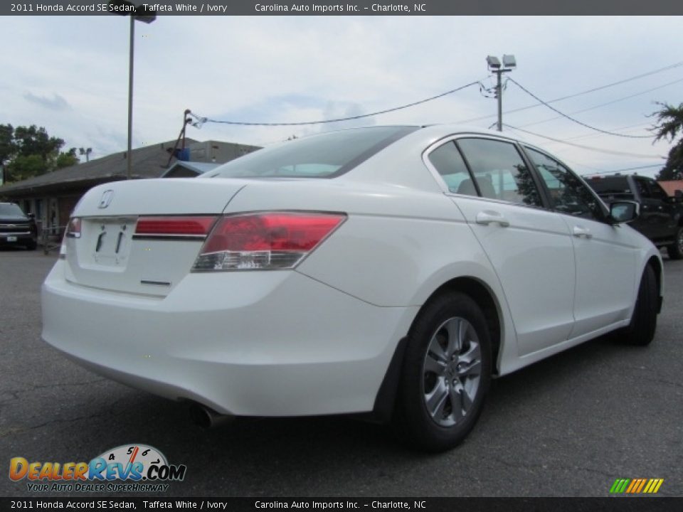 2011 Honda Accord SE Sedan Taffeta White / Ivory Photo #9