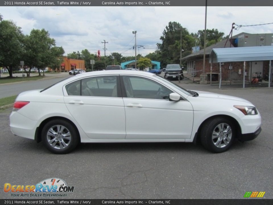 2011 Honda Accord SE Sedan Taffeta White / Ivory Photo #10
