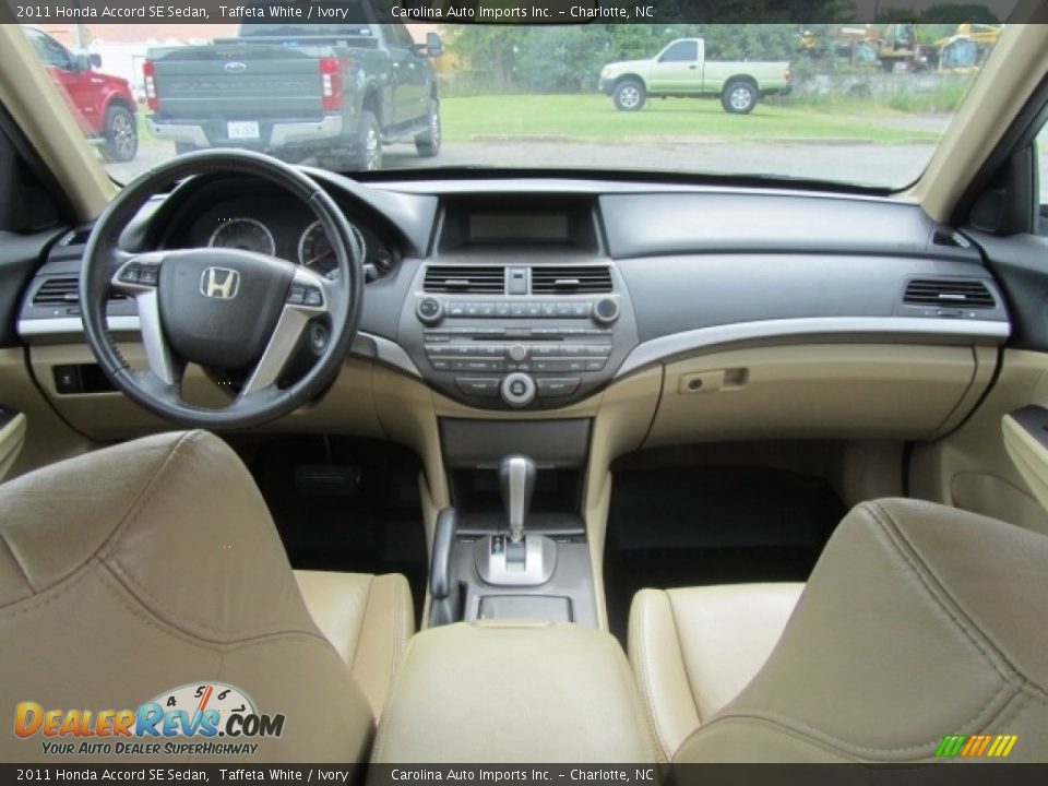 2011 Honda Accord SE Sedan Taffeta White / Ivory Photo #12