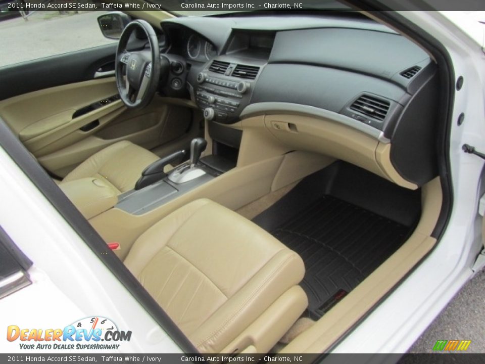 2011 Honda Accord SE Sedan Taffeta White / Ivory Photo #22