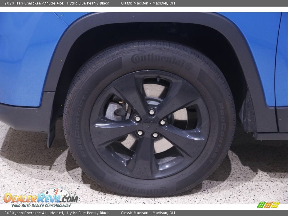 2020 Jeep Cherokee Altitude 4x4 Hydro Blue Pearl / Black Photo #22