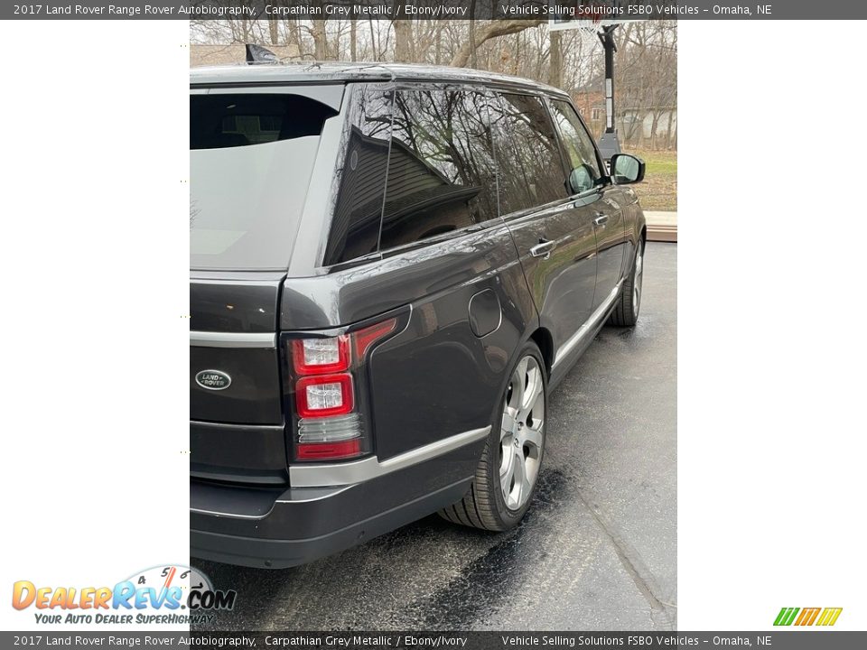 2017 Land Rover Range Rover Autobiography Carpathian Grey Metallic / Ebony/Ivory Photo #6