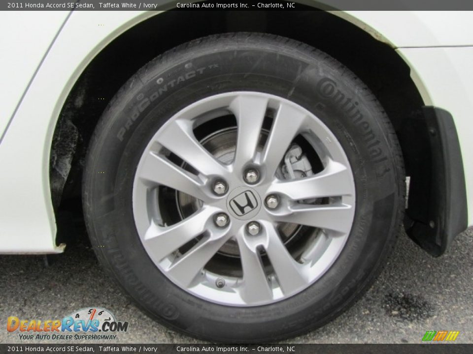 2011 Honda Accord SE Sedan Taffeta White / Ivory Photo #26