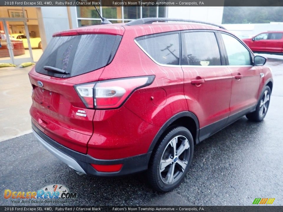 2018 Ford Escape SEL 4WD Ruby Red / Charcoal Black Photo #2