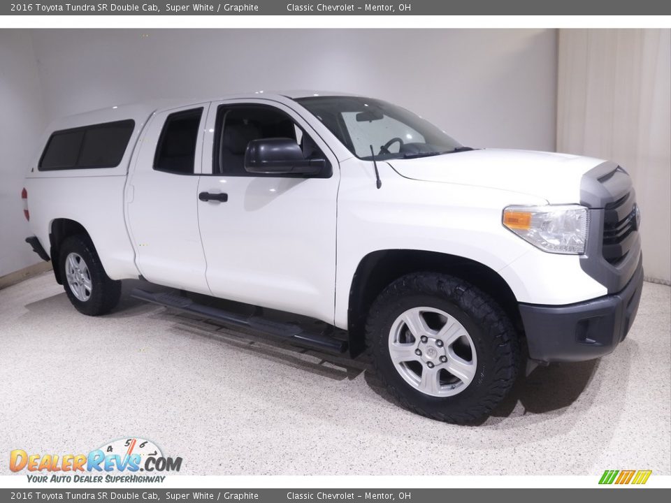 Super White 2016 Toyota Tundra SR Double Cab Photo #1