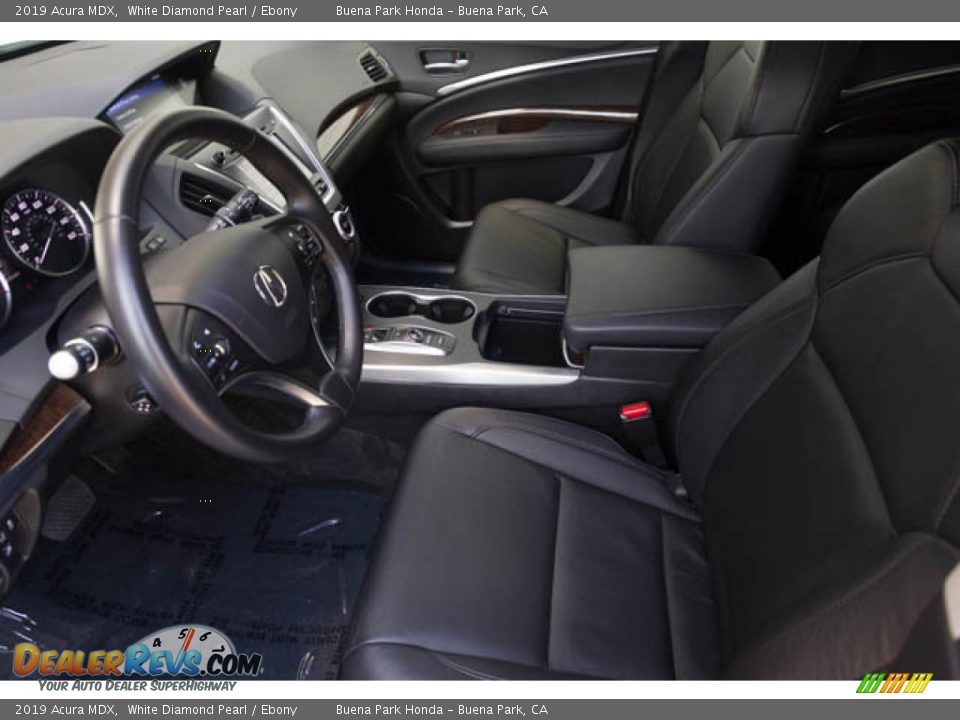 2019 Acura MDX White Diamond Pearl / Ebony Photo #3