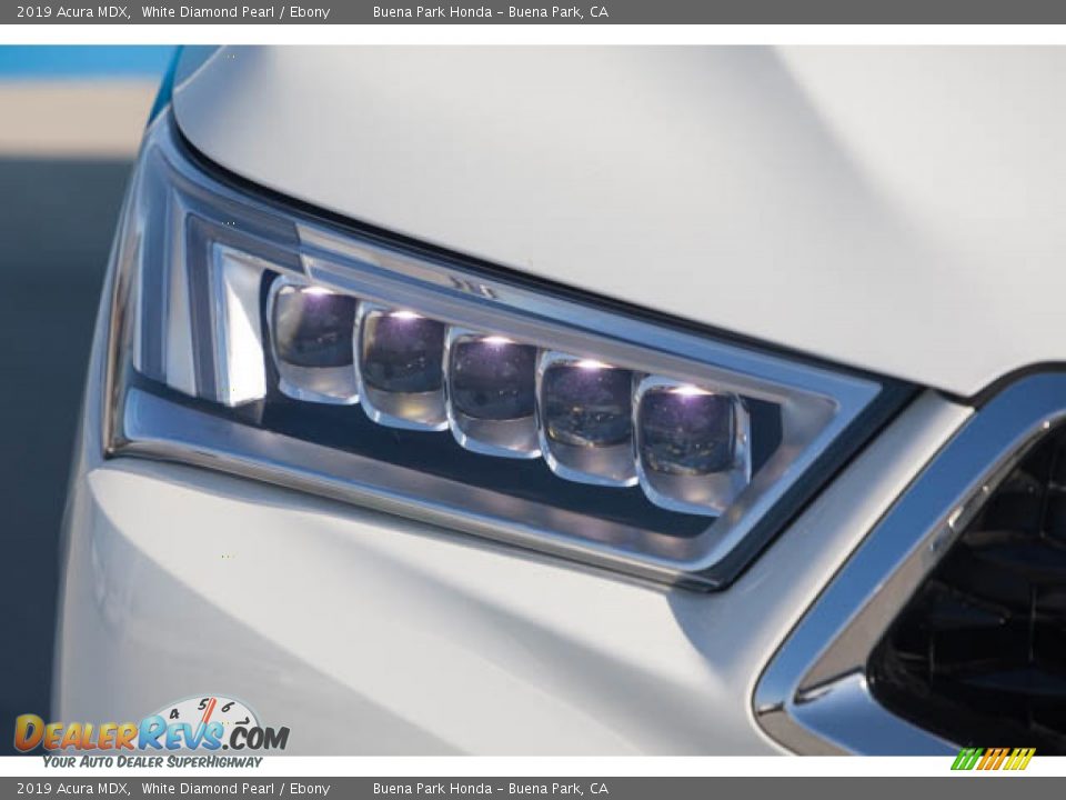 2019 Acura MDX White Diamond Pearl / Ebony Photo #8