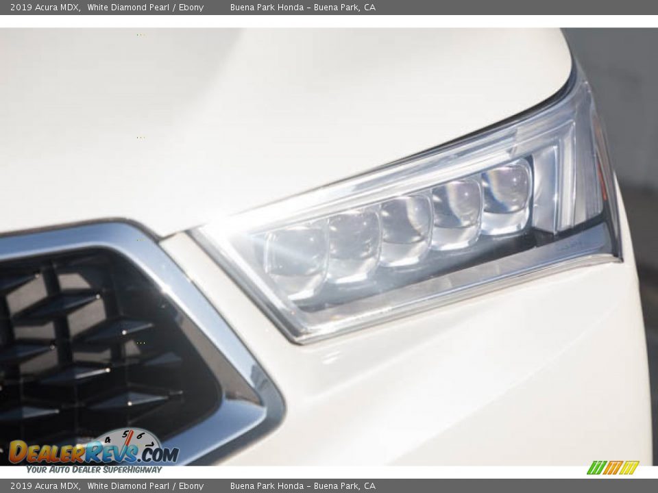 2019 Acura MDX White Diamond Pearl / Ebony Photo #9