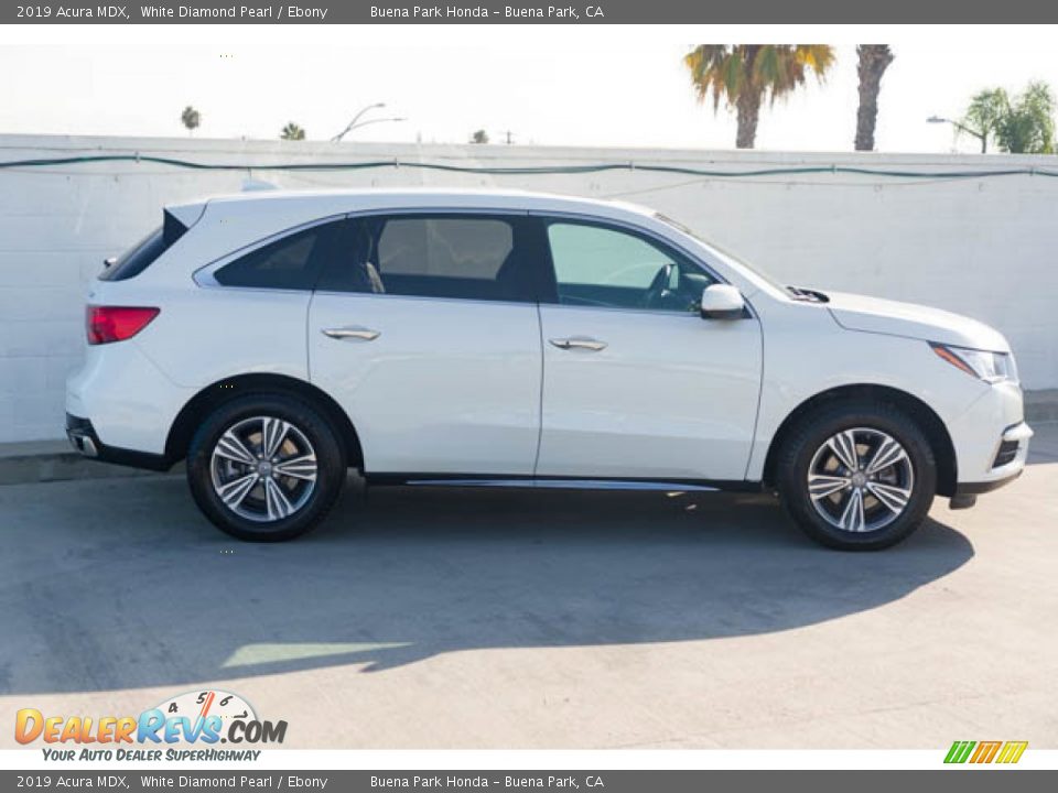 2019 Acura MDX White Diamond Pearl / Ebony Photo #14