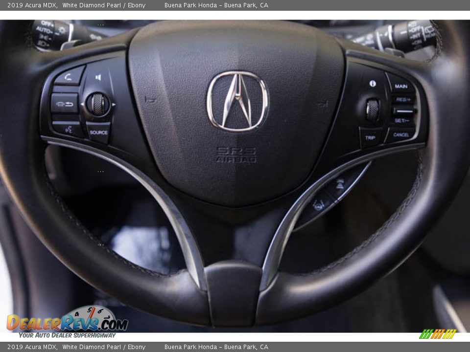 2019 Acura MDX White Diamond Pearl / Ebony Photo #15