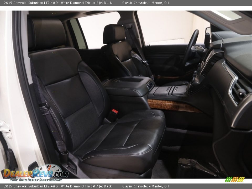 2015 Chevrolet Suburban LTZ 4WD White Diamond Tricoat / Jet Black Photo #18
