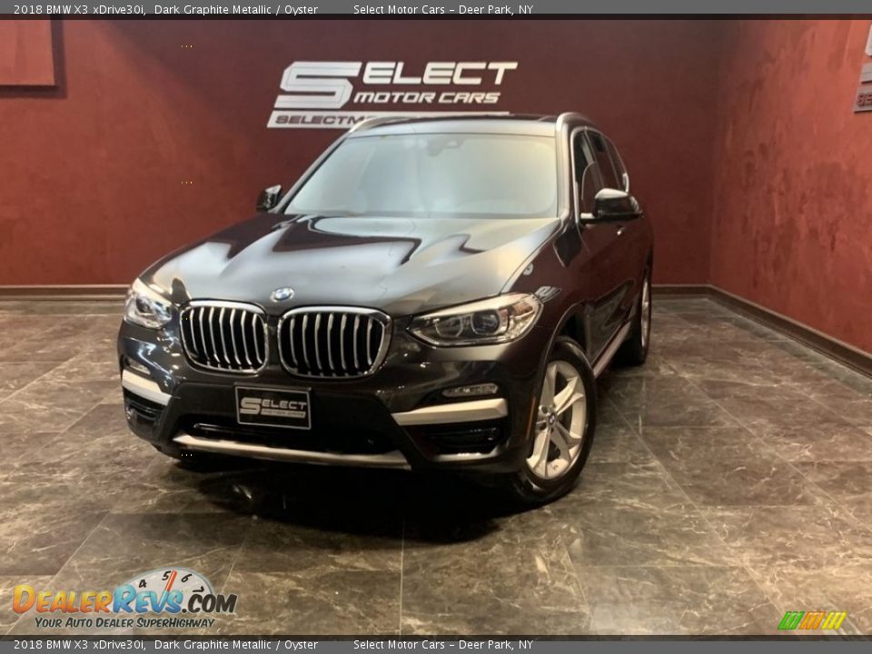 2018 BMW X3 xDrive30i Dark Graphite Metallic / Oyster Photo #1