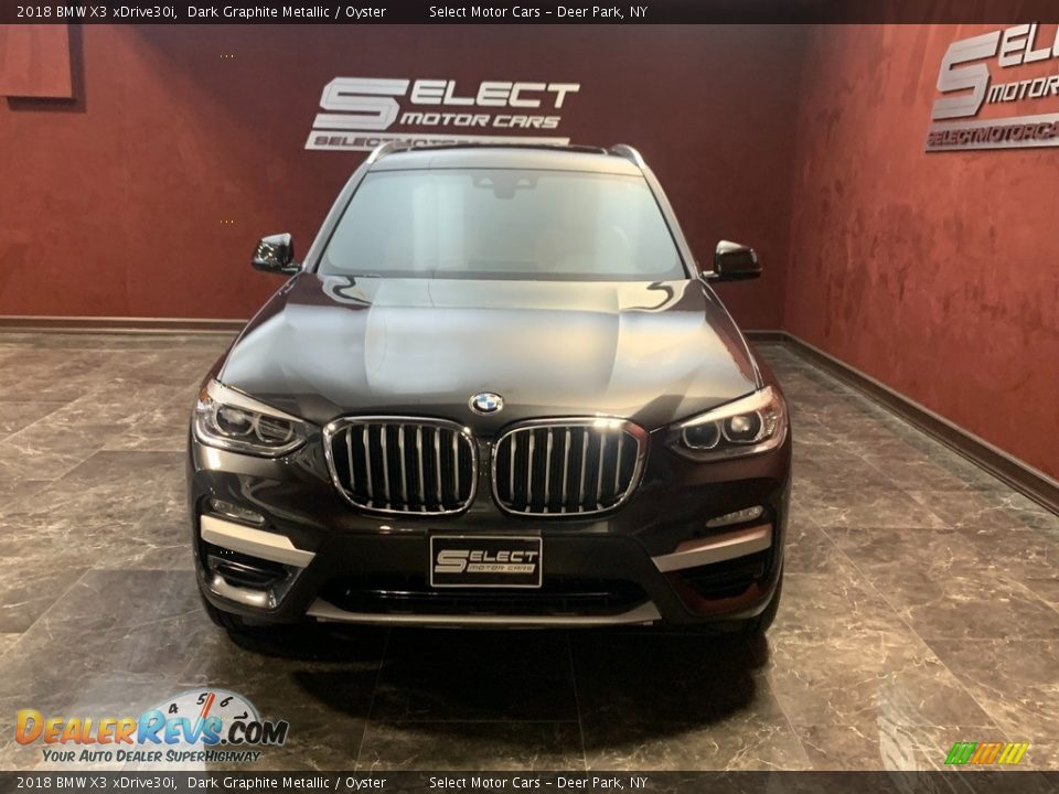 2018 BMW X3 xDrive30i Dark Graphite Metallic / Oyster Photo #2