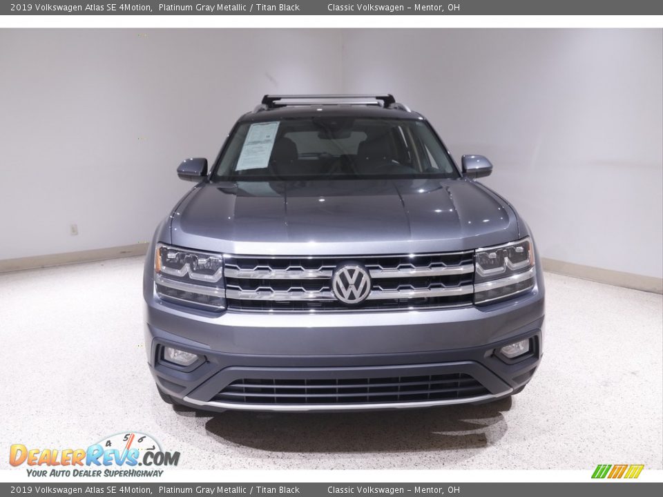 2019 Volkswagen Atlas SE 4Motion Platinum Gray Metallic / Titan Black Photo #2