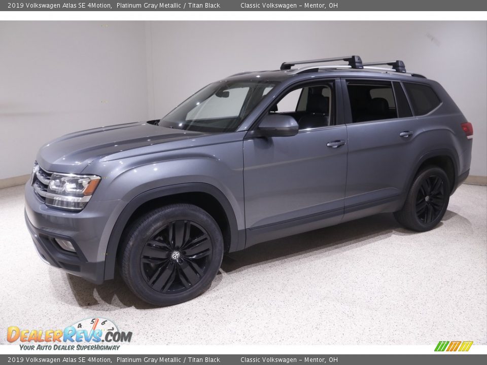 2019 Volkswagen Atlas SE 4Motion Platinum Gray Metallic / Titan Black Photo #3