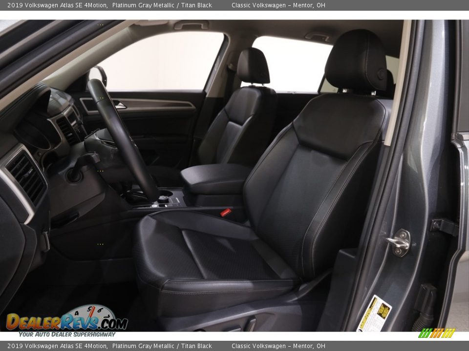 2019 Volkswagen Atlas SE 4Motion Platinum Gray Metallic / Titan Black Photo #5