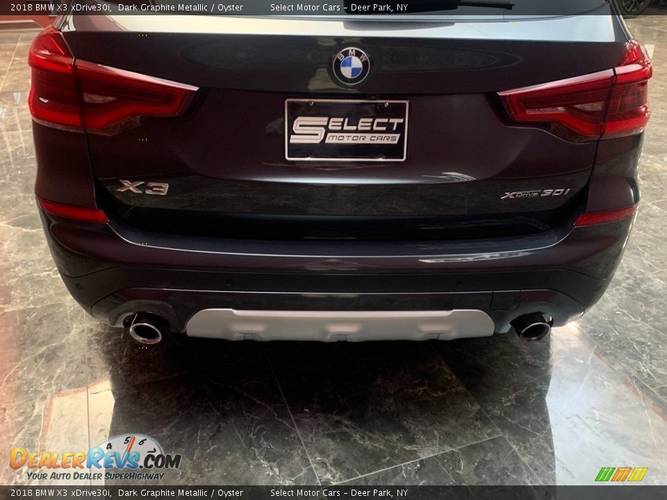 2018 BMW X3 xDrive30i Dark Graphite Metallic / Oyster Photo #5