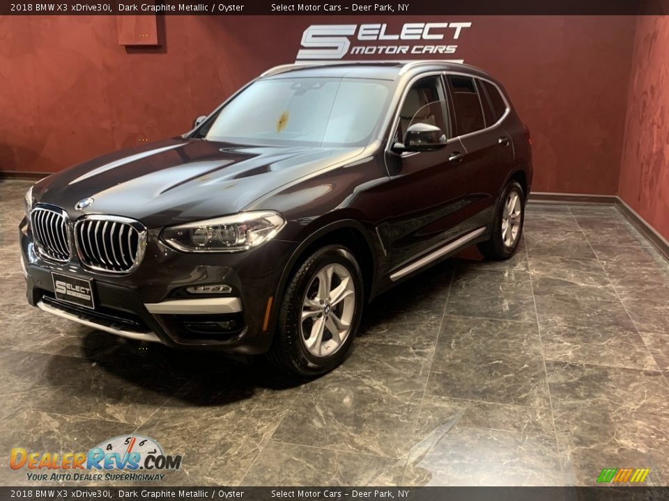 2018 BMW X3 xDrive30i Dark Graphite Metallic / Oyster Photo #6