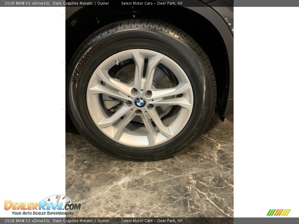 2018 BMW X3 xDrive30i Dark Graphite Metallic / Oyster Photo #7