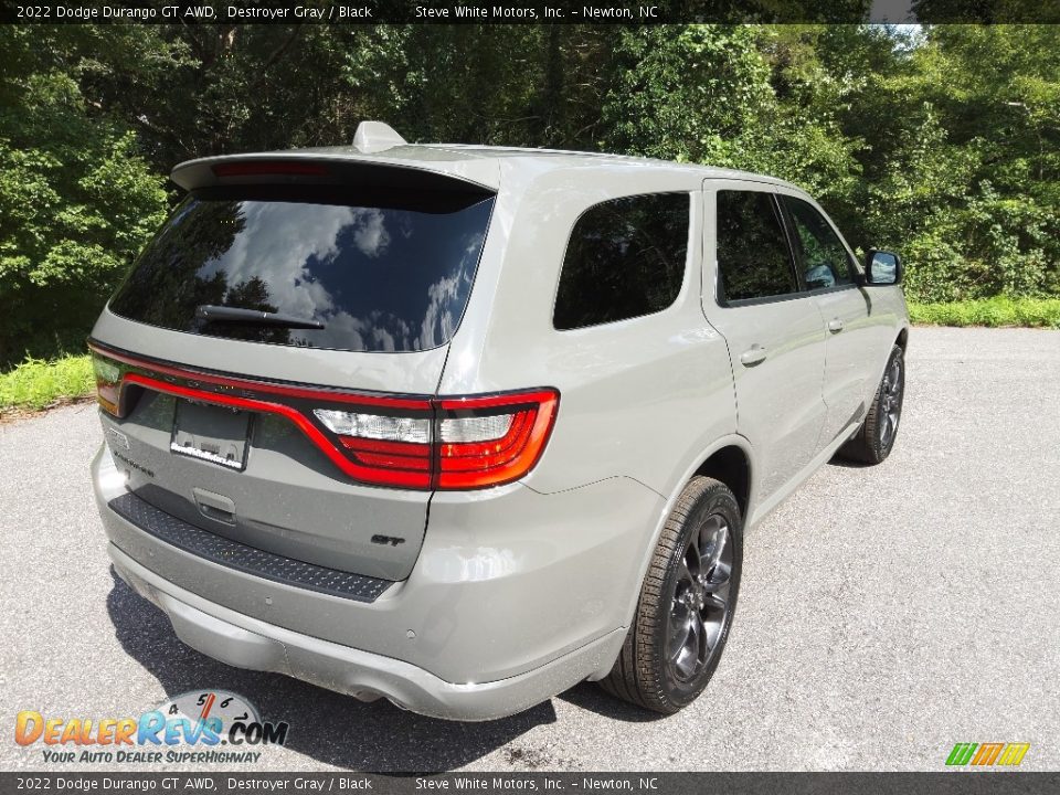 2022 Dodge Durango GT AWD Destroyer Gray / Black Photo #6