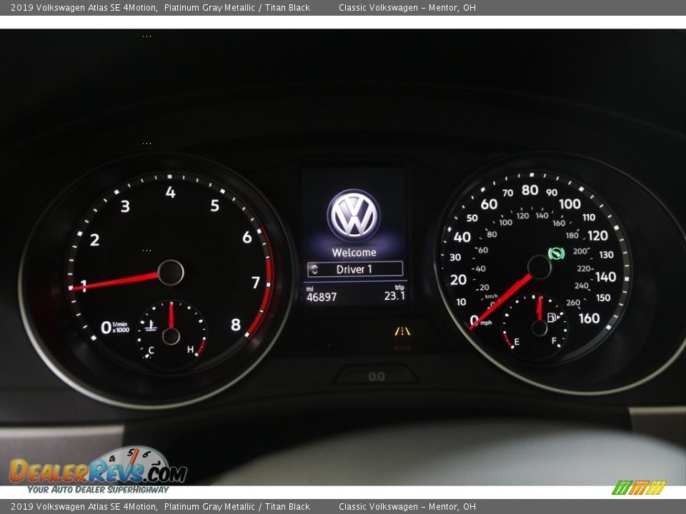 2019 Volkswagen Atlas SE 4Motion Platinum Gray Metallic / Titan Black Photo #8