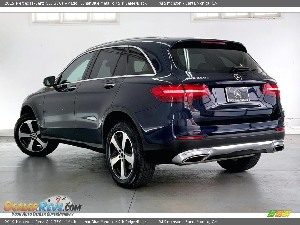 2019 Mercedes-Benz GLC 350e 4Matic Lunar Blue Metallic / Silk Beige/Black Photo #10