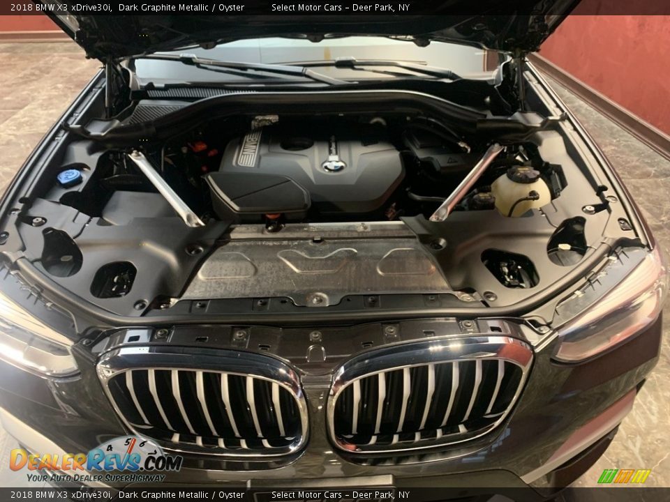 2018 BMW X3 xDrive30i Dark Graphite Metallic / Oyster Photo #18