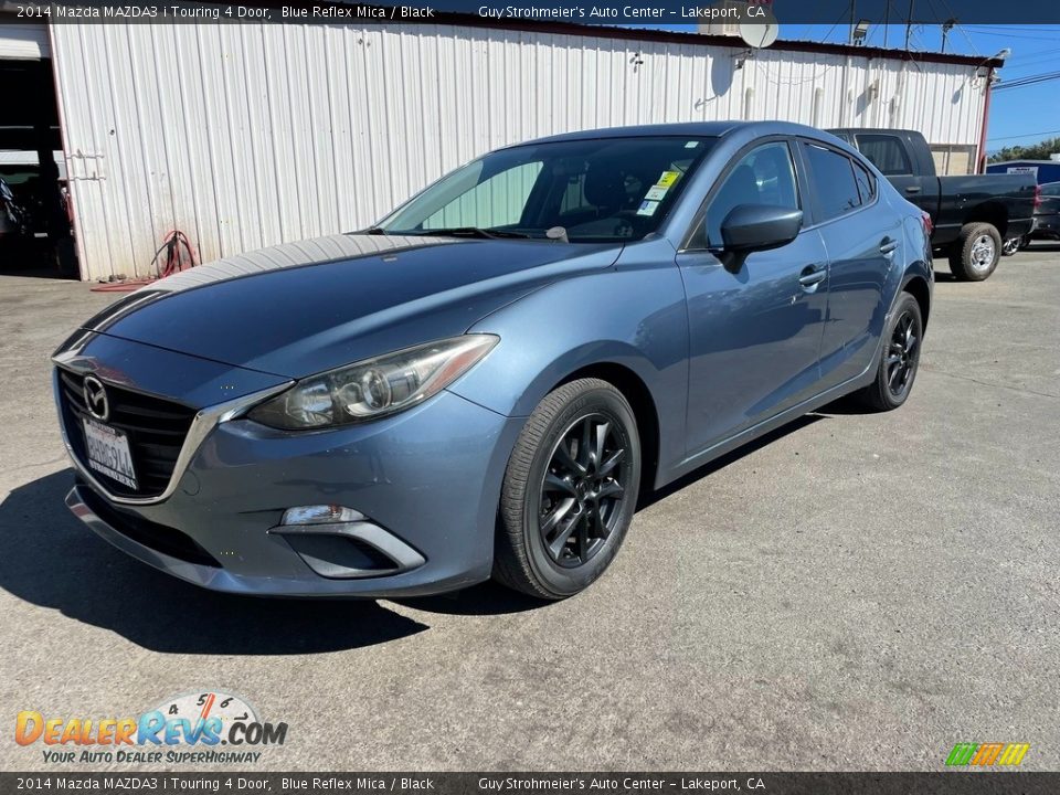 2014 Mazda MAZDA3 i Touring 4 Door Blue Reflex Mica / Black Photo #1