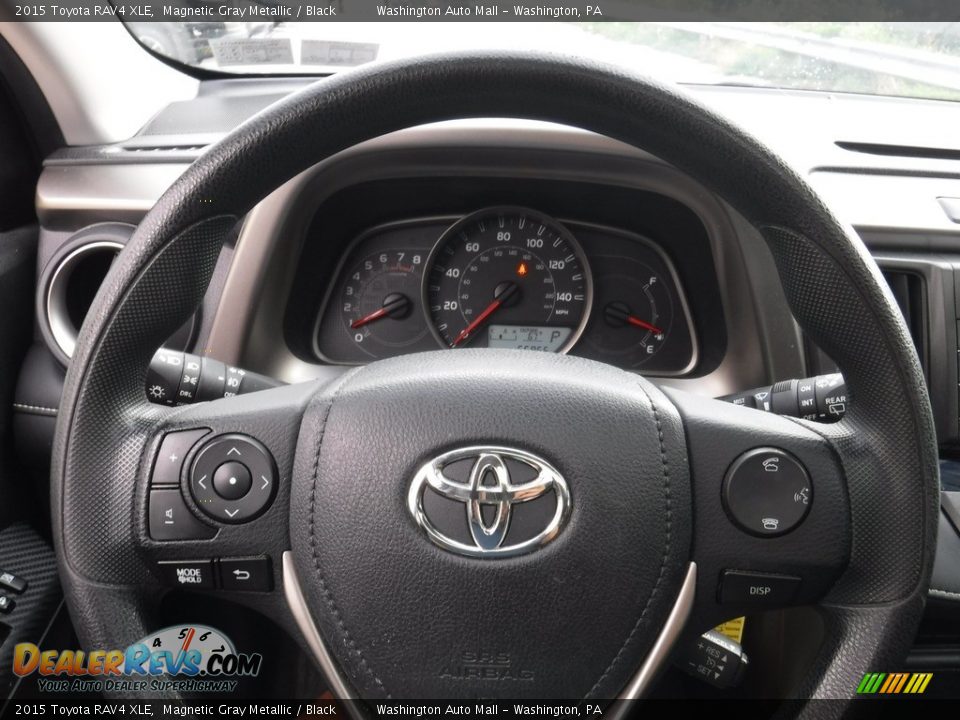 2015 Toyota RAV4 XLE Magnetic Gray Metallic / Black Photo #23