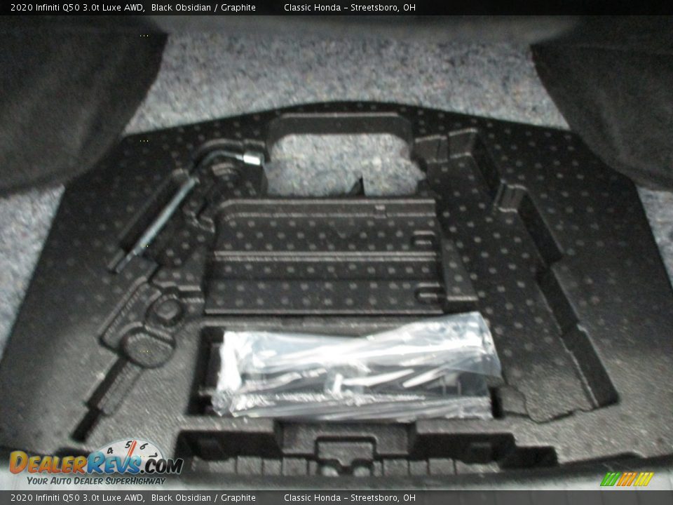 2020 Infiniti Q50 3.0t Luxe AWD Black Obsidian / Graphite Photo #23