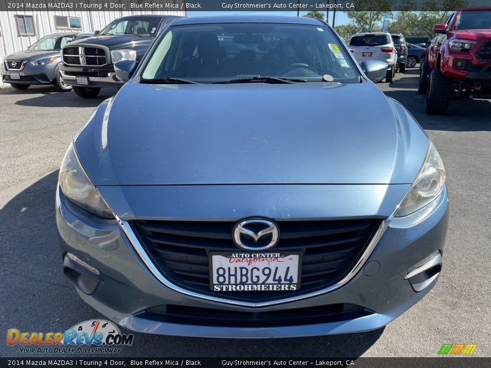 2014 Mazda MAZDA3 i Touring 4 Door Blue Reflex Mica / Black Photo #2